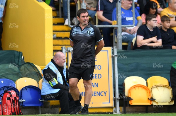 140821 - Mansfield Town v Newport County - EFL SkyBet League 2 - Mansfield Town Manager Nigel Clough