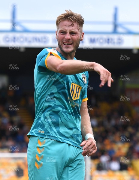 140821 - Mansfield Town v Newport County - EFL SkyBet League 2 - Cameron Norman of Newport County