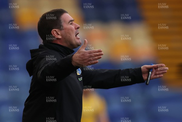 181123 - Mansfield Town v Newport County - Sky Bet League 2 - Manager Nigel Clough of Mansfield Town