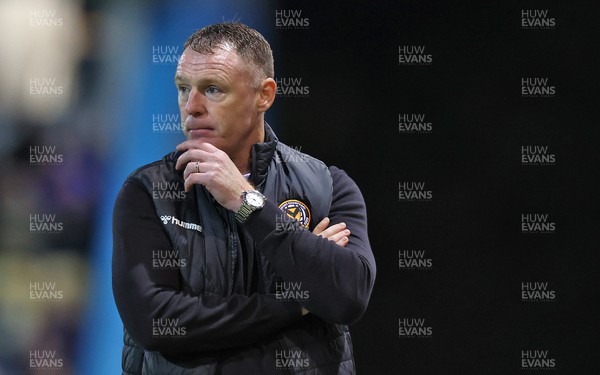 251022 - Mansfield Town v Newport County - Sky Bet League 2 - Manager Graham Coughlan of Newport County 