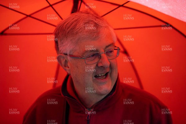 080521 - Welsh Senedd Election - Picture shows Wales� First Minister and Welsh Labour Party leader Mark Drakeford in Porthcawl today after his party secured victory in the Senedd elections yesterday
