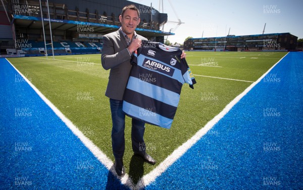 050614 - Cardiff Blues New Director of Rugby Mark Hammett at the BT Sport Cardiff Arms Park