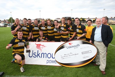 02.08.08 -  Newport v Cross Keys, Men of Gwent 7's FINAL, Rodney Parade- Newport celebrate the win 