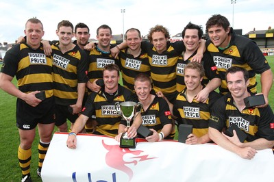 02.08.08 -  Newport v Cross Keys, Men of Gwent 7's FINAL, Rodney Parade- Newport RFC celebrate after winning the Uskmouth Power Men of Gwent 7s  