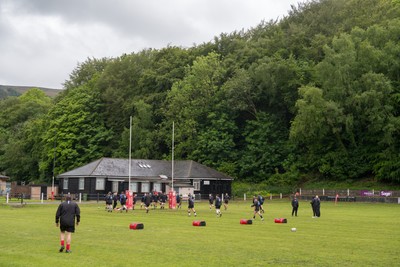160526 - Cross Keys v Merthyr - Admiral WRU Premiership - A general view of Pandy Park