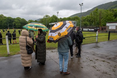 160526 - Cross Keys v Merthyr - Admiral WRU Premiership - A general view of Pandy Park