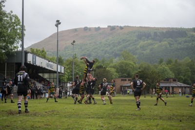 160526 - Cross Keys v Merthyr - Admiral WRU Premiership - A general view of Pandy Park