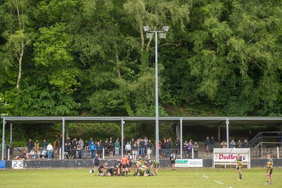 160526 - Cross Keys v Merthyr - Admiral WRU Premiership - A general view of Pandy Park