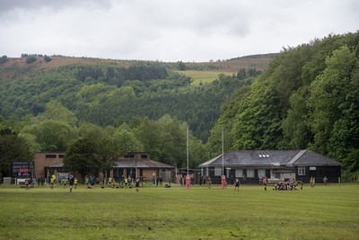 160526 - Cross Keys v Merthyr - Admiral WRU Premiership - A general view of Pandy Park