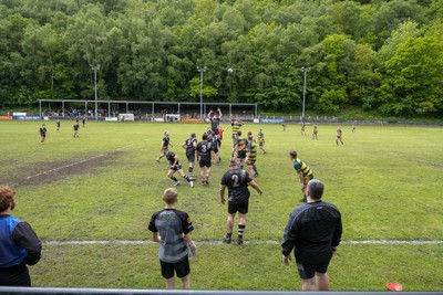 160526 - Cross Keys v Merthyr - Admiral WRU Premiership - A general view of Pandy Park