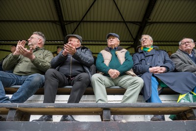 160526 - Cross Keys v Merthyr - Admiral WRU Premiership - Fans at Pandy Park