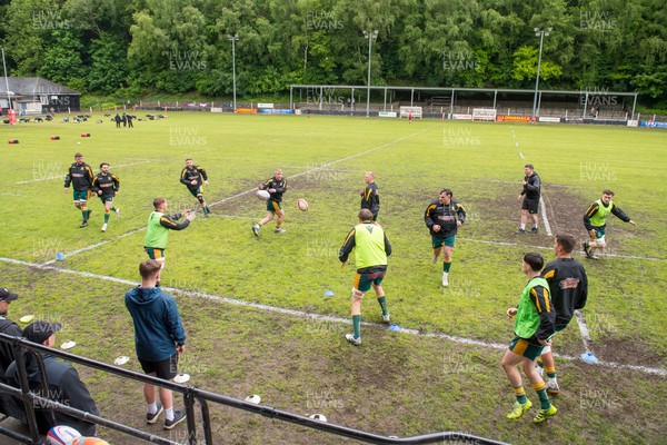 160526 - Cross Keys v Merthyr - Admiral WRU Premiership - A general view of Pandy Park