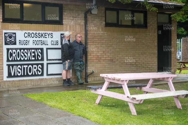 160526 - Cross Keys v Merthyr - Admiral WRU Premiership - A general view of Pandy Park