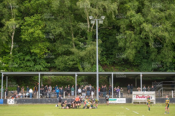 160526 - Cross Keys v Merthyr - Admiral WRU Premiership - A general view of Pandy Park
