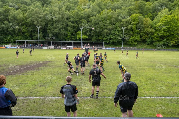 160526 - Cross Keys v Merthyr - Admiral WRU Premiership - A general view of Pandy Park