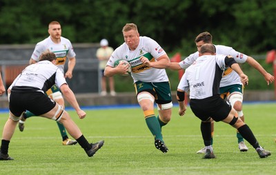 030525 - Merthyr RFC v Neath RFC, WRU Admiral Premiership -  Craig Locke of Merthyr charges forward