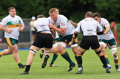 030525 - Merthyr RFC v Neath RFC, WRU Admiral Premiership -  Craig Locke of Merthyr charges forward