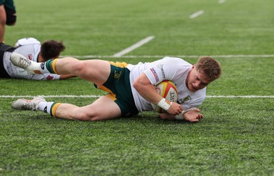 030525 - Merthyr RFC v Neath RFC, WRU Admiral Premiership - Tom Hughes of Merthyr races in to score try