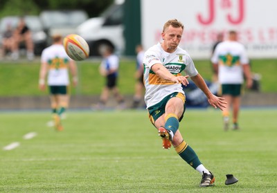 030525 - Merthyr RFC v Neath RFC, WRU Admiral Premiership - Ben Jones of Merthyr kicks conversion