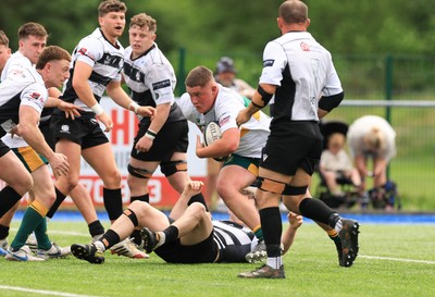 030525 - Merthyr RFC v Neath RFC, WRU Admiral Premiership - Ryan Hughes of Merthyr powers over to score try