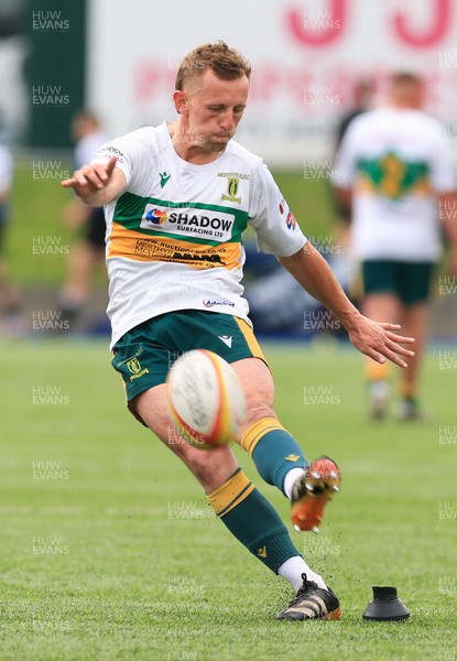 030525 - Merthyr RFC v Neath RFC, WRU Admiral Premiership - Ben Jones of Merthyr kicks conversion