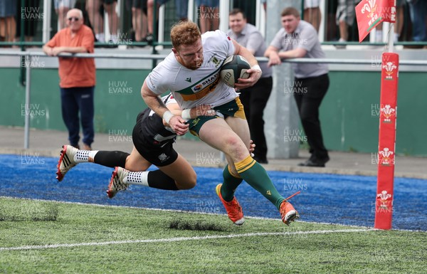 030525 - Merthyr RFC v Neath RFC, WRU Admiral Premiership - Dafydd Thomas of Merthyr scores try