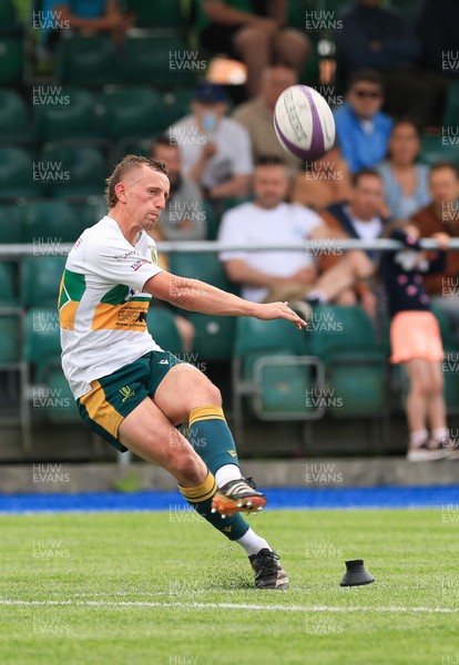 030525 - Merthyr RFC v Neath RFC, WRU Admiral Premiership - Ben Jones of Merthyr kicks conversion