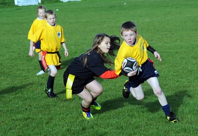 19.10.11 -  Merthyr Schools Tag Rugby World Cup at the Wern. 