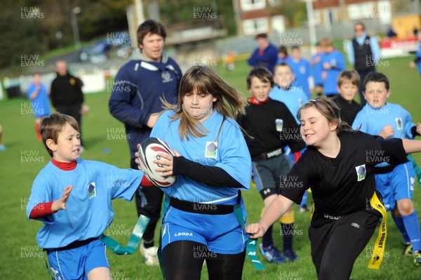 19.10.11 -  Merthyr Schools Tag Rugby World Cup at the Wern. 