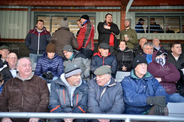 251117 - Merthyr Town v Dorchester Town - Evo-Stik Southern Premier League  - Merthyr Town FC fans during the game