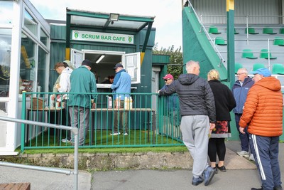 101026 - Merthyr v Beddau - Admiral WRU Premiership - Home of Merthyr RFC The Wern before kick off 