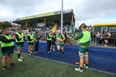 101026 - Merthyr v Beddau - Admiral WRU Premiership - Beddau take the field