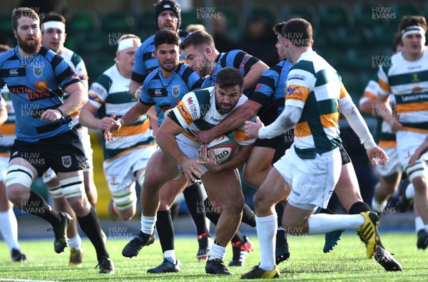 041117 - Merthyr v Cardiff - Principality Premiership - Aaron Pinches of Merthyr