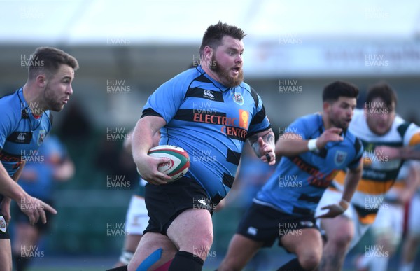 041117 - Merthyr v Cardiff - Principality Premiership - Corrie Tarrant of Cardiff