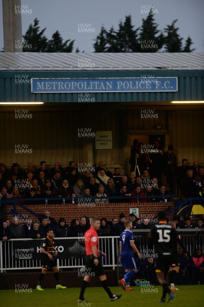 101118  - Metropolitan Police v Newport County - FA Cup First Round -  Imber Court Stadium
