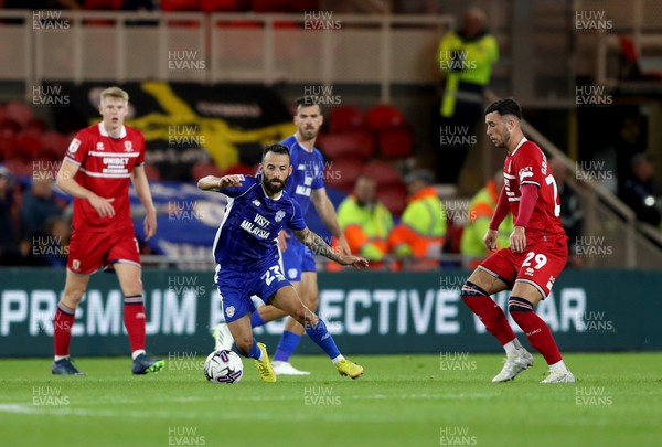 031023 - Middlesbrough v Cardiff City - Sky Bet Championship - Manolis Siopis of Cardiff City