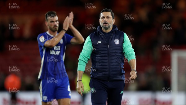 031023 - Middlesbrough v Cardiff City - Sky Bet Championship - Cardiff City manager Erol Bulut after the final whistle