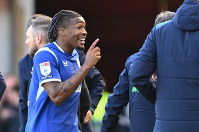 171026 - Middlesbrough v Cardiff City - Sky Bet Championship - Gabriel Osho of Cardiff City after being shown the red card