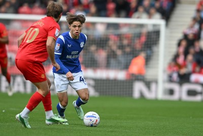 171026 - Middlesbrough v Cardiff City - Sky Bet Championship - Cian Ashford of Cardiff City