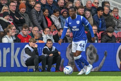 171026 - Middlesbrough v Cardiff City - Sky Bet Championship - Ronan Kpakio of Cardiff City