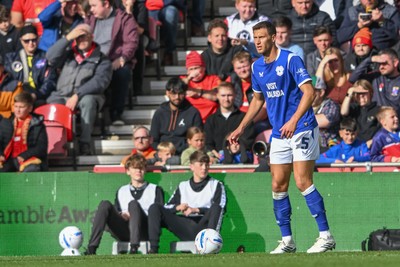 171026 - Middlesbrough v Cardiff City - Sky Bet Championship - Krystian Bielik of Cardiff City