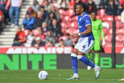171026 - Middlesbrough v Cardiff City - Sky Bet Championship - Gabriel Osho of Cardiff City