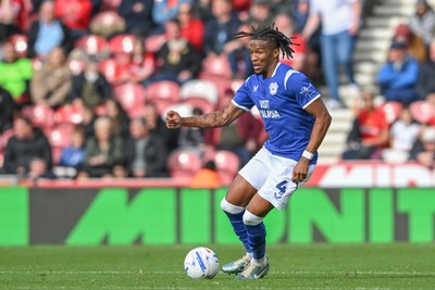 171026 - Middlesbrough v Cardiff City - Sky Bet Championship - Gabriel Osho of Cardiff City
