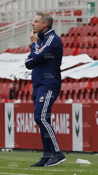 180720 - Middlesbrough v Cardiff City - Sky Bet Championship - Cardiff City manager Neil Harris