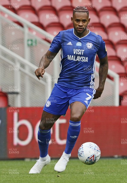 180720 - Middlesbrough v Cardiff City - Sky Bet Championship - Leandro Bacuna of Cardiff City