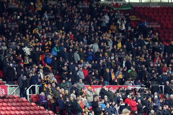 260119 - Middlesbrough v Newport County - FA Cup Fourth Round - Newport County fans