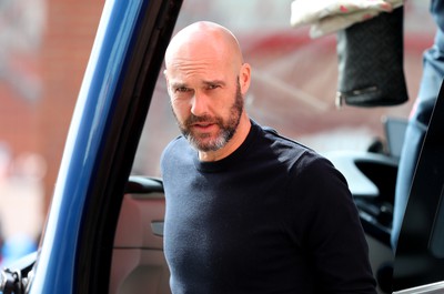 060424 - Middlesbrough v Swansea City - Sky Bet Championship - The Swansea City team arrive including head coach Luke Williams