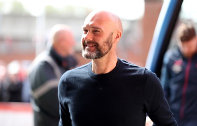 060424 - Middlesbrough v Swansea City - Sky Bet Championship - The Swansea City team arrive including head coach Luke Williams