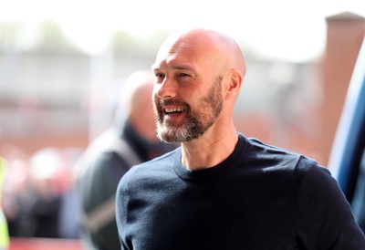 060424 - Middlesbrough v Swansea City - Sky Bet Championship - The Swansea City team arrive including head coach Luke Williams