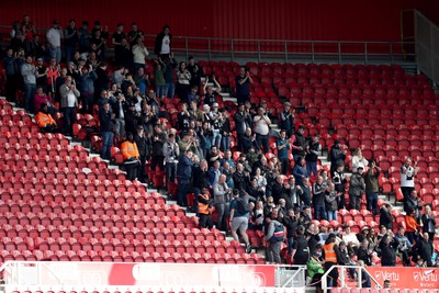 060424 - Middlesbrough v Swansea City - Sky Bet Championship - The Swansea City fans